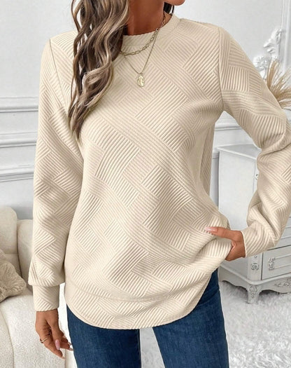 Women's Crew Neck Casual Long Sleeve Shirt See size chart under “more details” The Fashion Celestial