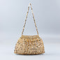 Handmade Flat Beads Woven Large Dumpling Fashion Trendy One-shoulder Handbag See size chart under “more details” The Fashion Celestial