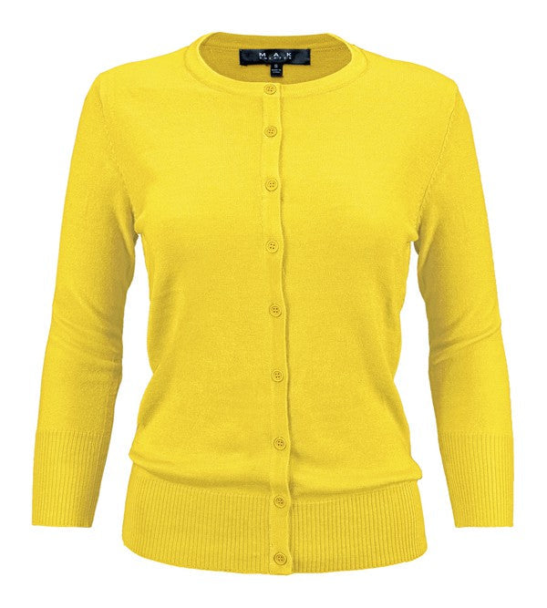 Crewneck Button Down Knit Cardigan Sweater Shop Style & More | Fresh Looks, Everyday Deals & Free Shipping