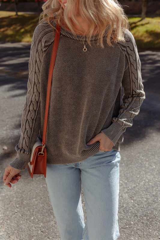 Cable Knit Long Sleeve Sweater Shop Style & More | Fresh Looks, Everyday Deals & Free Shipping