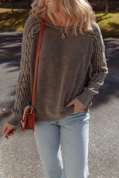 Cable Knit Long Sleeve Sweater Shop Style & More | Fresh Looks, Everyday Deals & Free Shipping