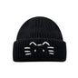 Women’s Cute Cat Line Design Knitted Hat – Warm Fall & Winter Beanie FitiqueFit