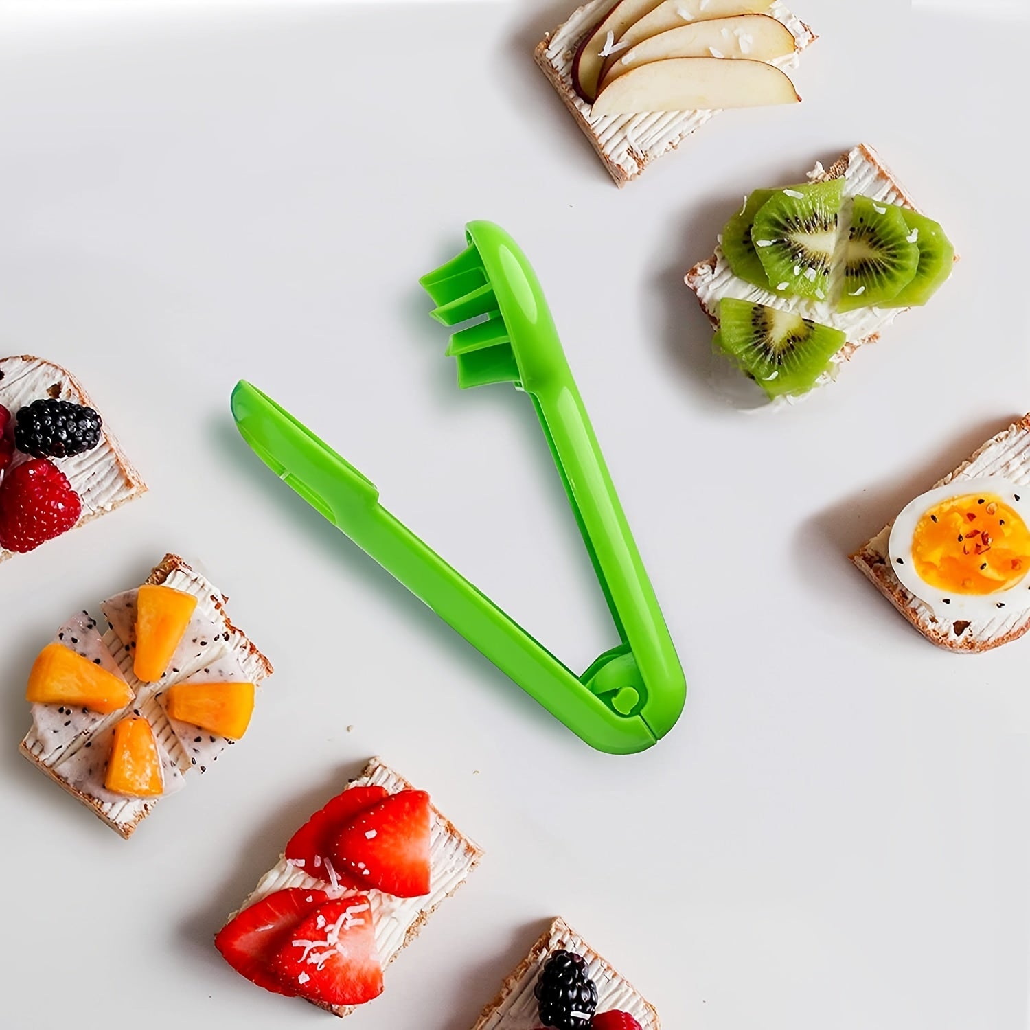 PANCERKA Portable Fruit Cutter - No Blade, Easy Grip Handle, Ergonomic Design for Safe Slicing, Dishwasher Safe, Ideal for Grapes, Cherries, Tomatoes, Strawberries, and Small Fruits, Fruit Slicing Tool | Ergonomic Handle | Du NovaCart