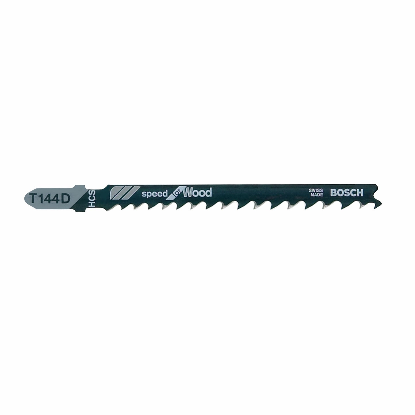 BOSCH T144D 5pc. 4 In. 6 TPI Speed for Wood T-Shank Jig Saw Blades VM Hardware