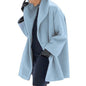 Plus Size Oversized Wool-Like Coat FitiqueFit