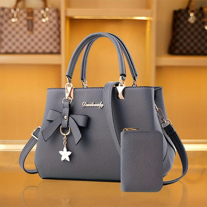 [Elegant Crossbody Handbag] Trendy Elegant Women's Crossbody Handbag | Fashionable Solid Color Design with Adjustable Strap, Zipper Closure & Coin Purse NovaCart
