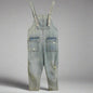 Women's Summer Retro Nostalgic Ripped Denim Overalls FitiqueFit