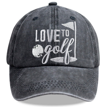 Golf Baseball Caps – Adjustable Embroidered Cotton Hats FitiqueFit