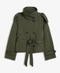 Women’s Lace-Up Waist Trench Coat FitiqueFit