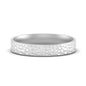 Hammered Finish Mens Wedding Band Fascinating Diamonds