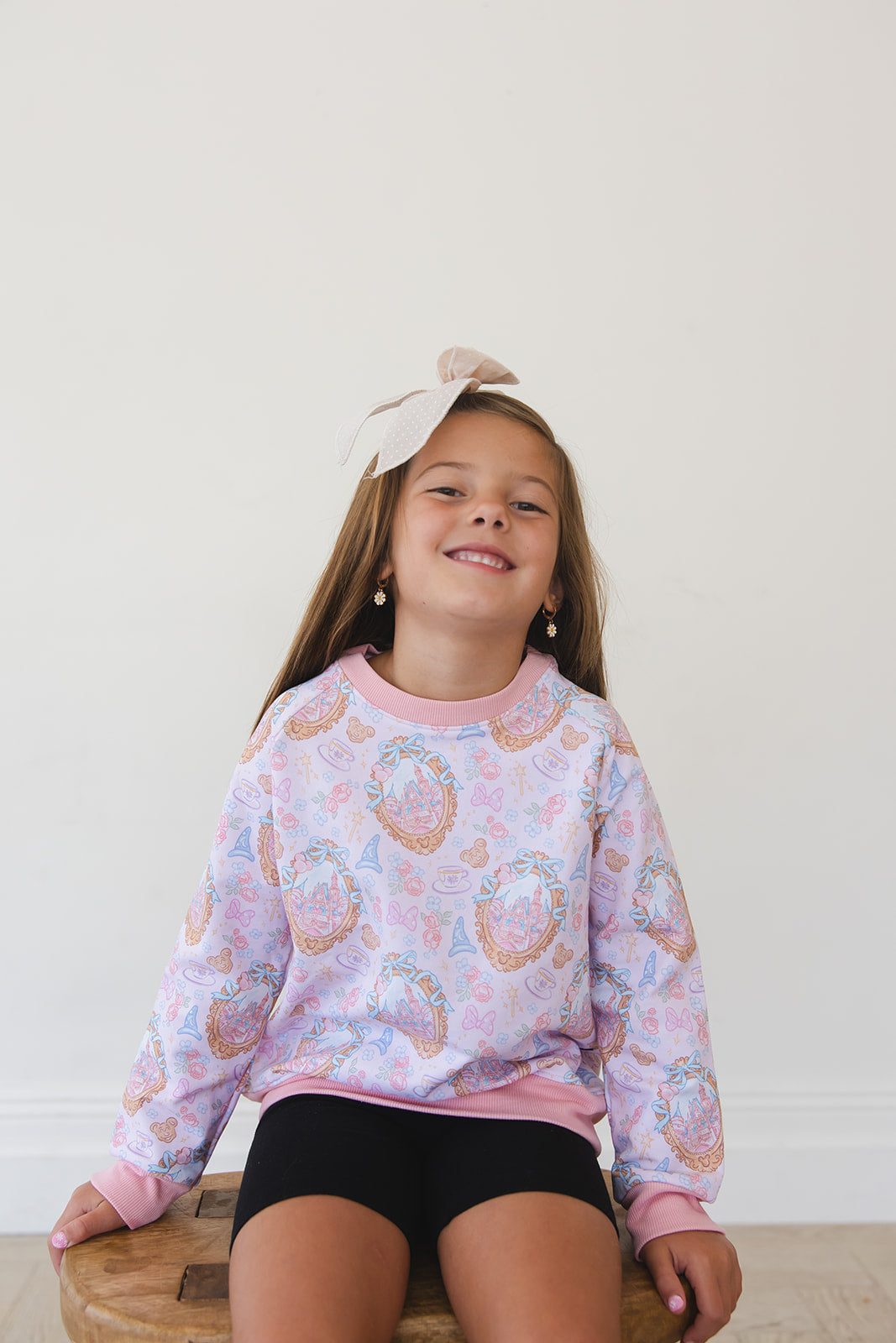When You Wish - Bamboo Terry Sweatshirt Blush Lotus