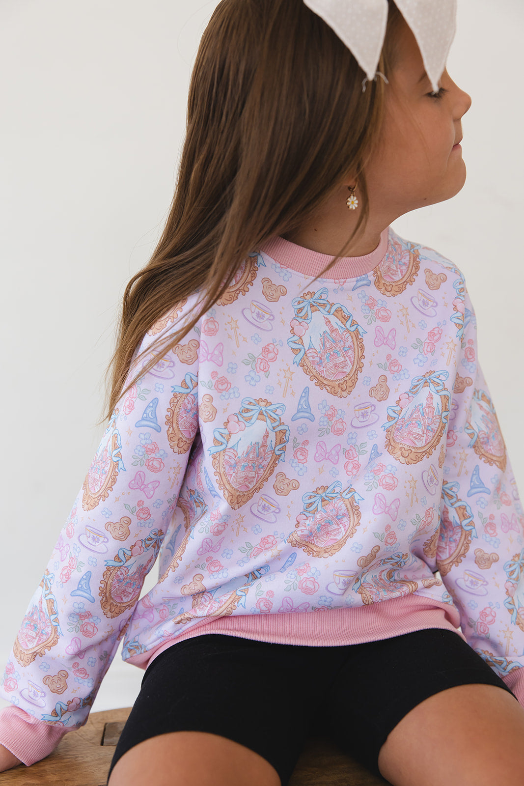 When You Wish - Bamboo Terry Sweatshirt Blush Lotus