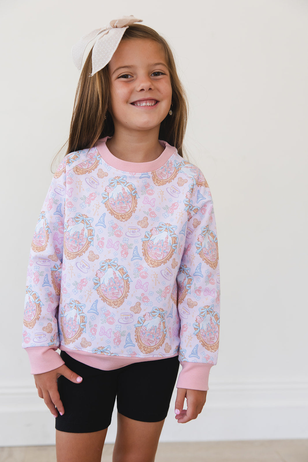 When You Wish - Bamboo Terry Sweatshirt Blush Lotus
