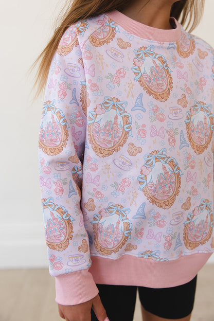 When You Wish - Bamboo Terry Sweatshirt Blush Lotus