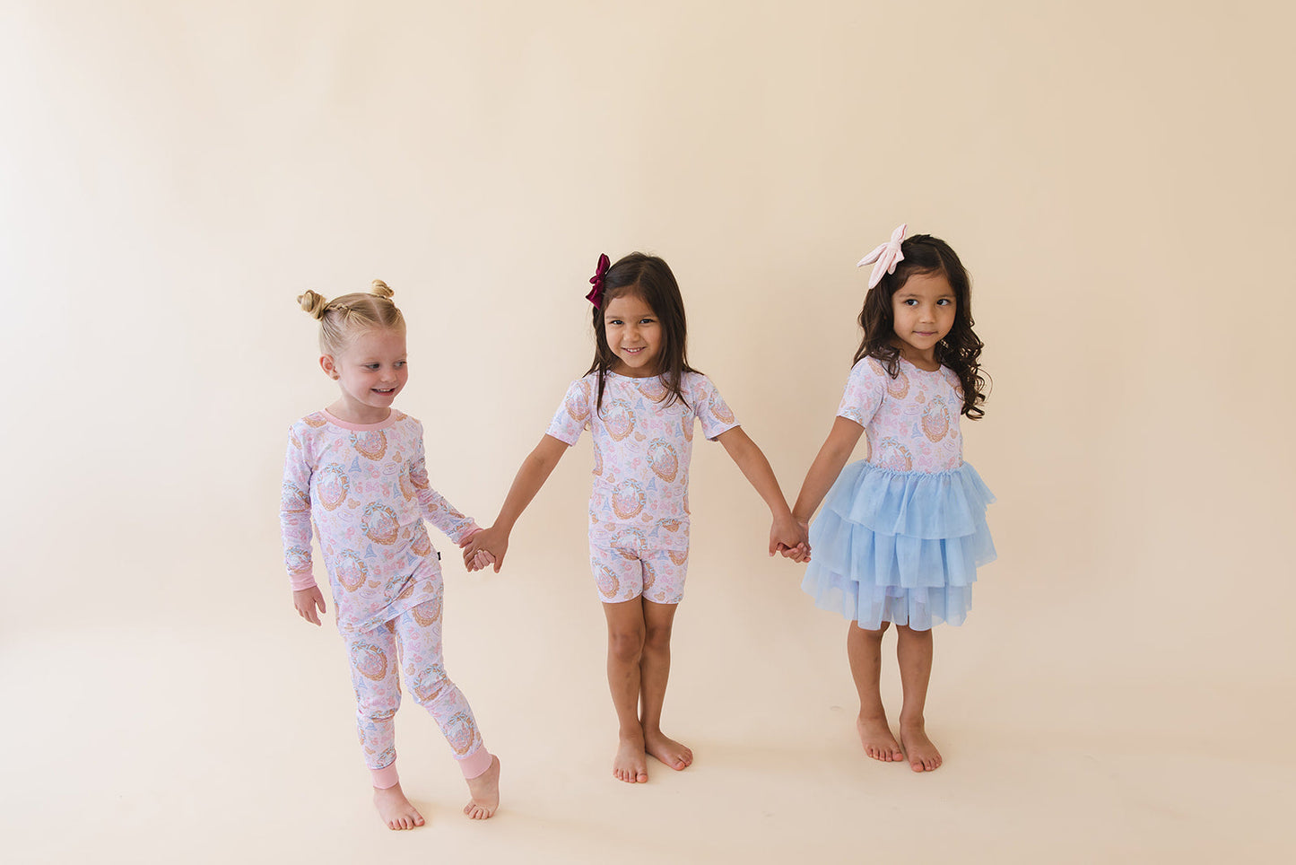 When You Wish - Biker Short Set Blush Lotus