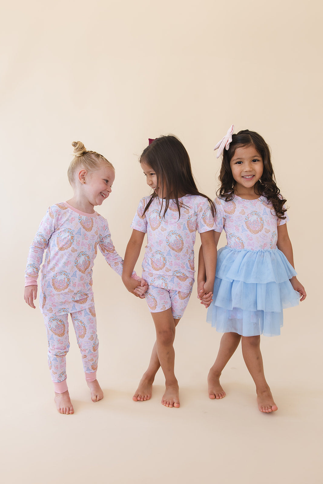 When You Wish - Biker Short Set Blush Lotus