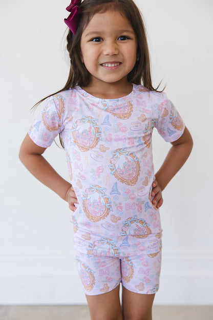 When You Wish - Biker Short Set Blush Lotus