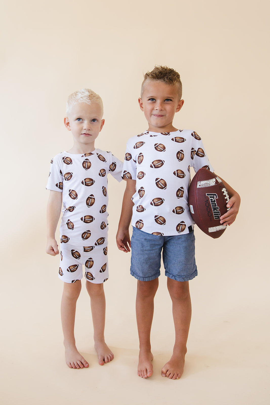 Football (ribbed) - Everyday Tee Blush Lotus