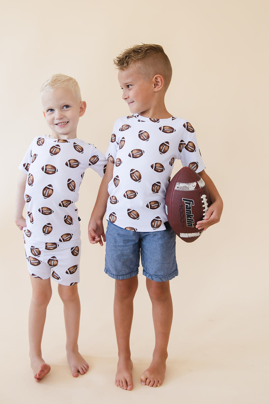Football (ribbed) - Everyday Tee Blush Lotus