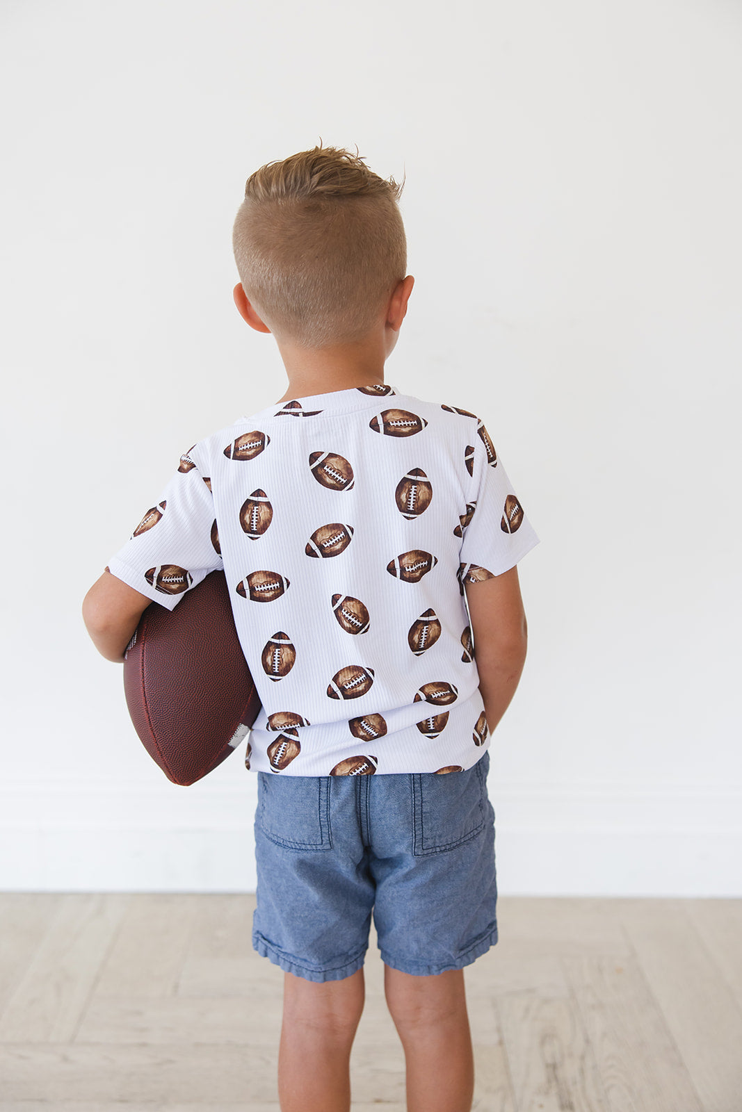 Football (ribbed) - Everyday Tee Blush Lotus