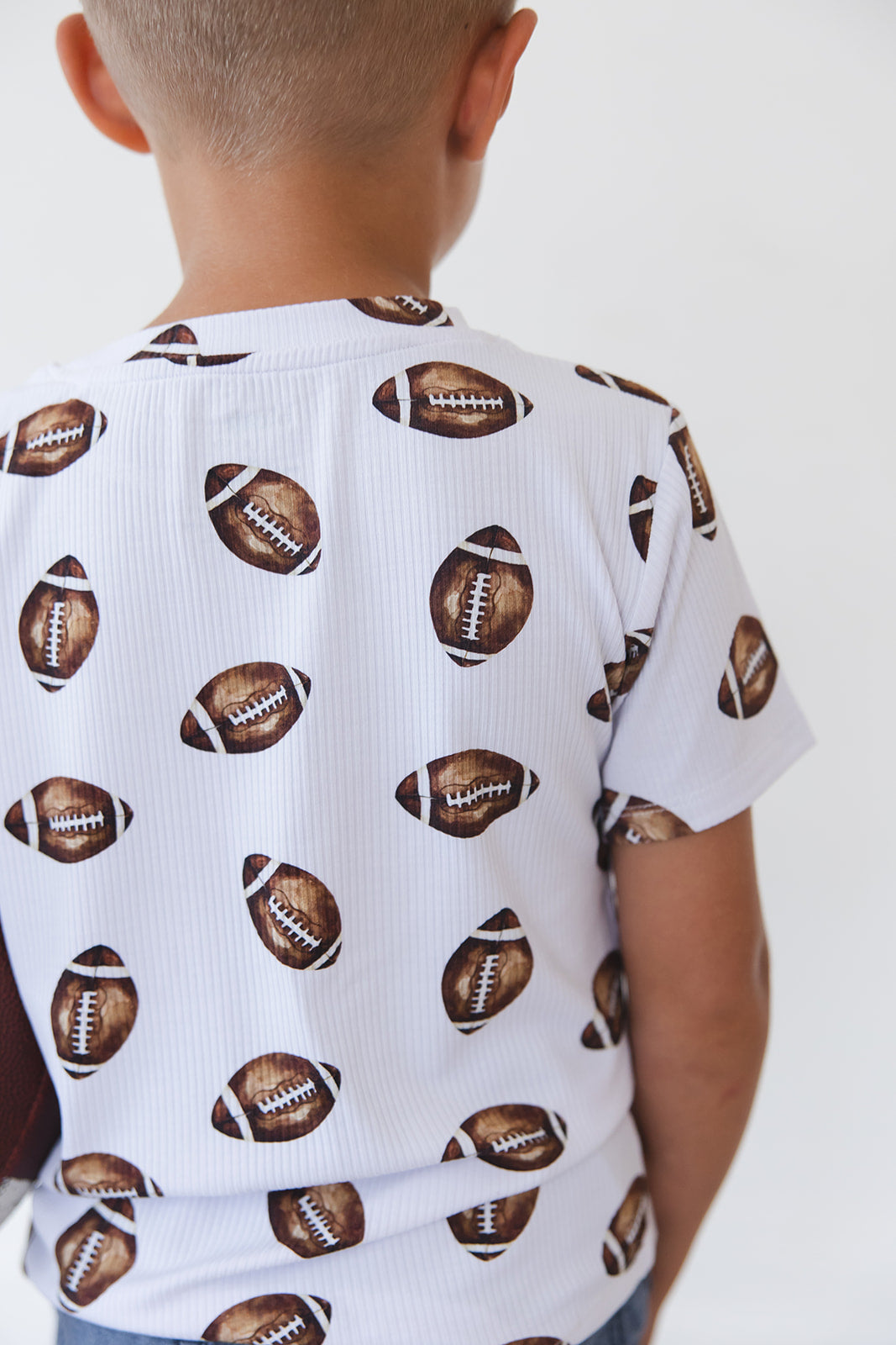 Football (ribbed) - Everyday Tee Blush Lotus
