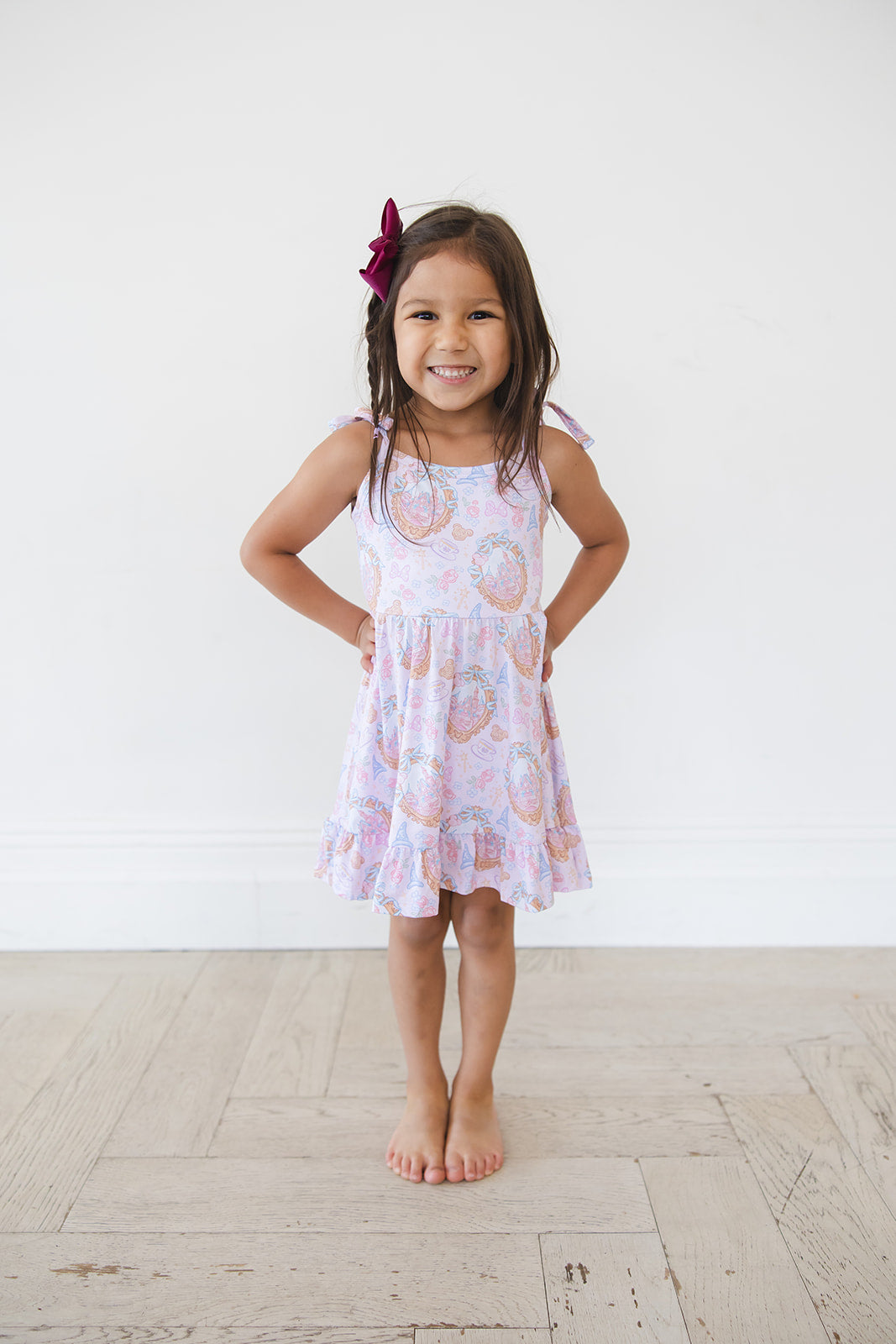 When You Wish - Twirl Dress Blush Lotus