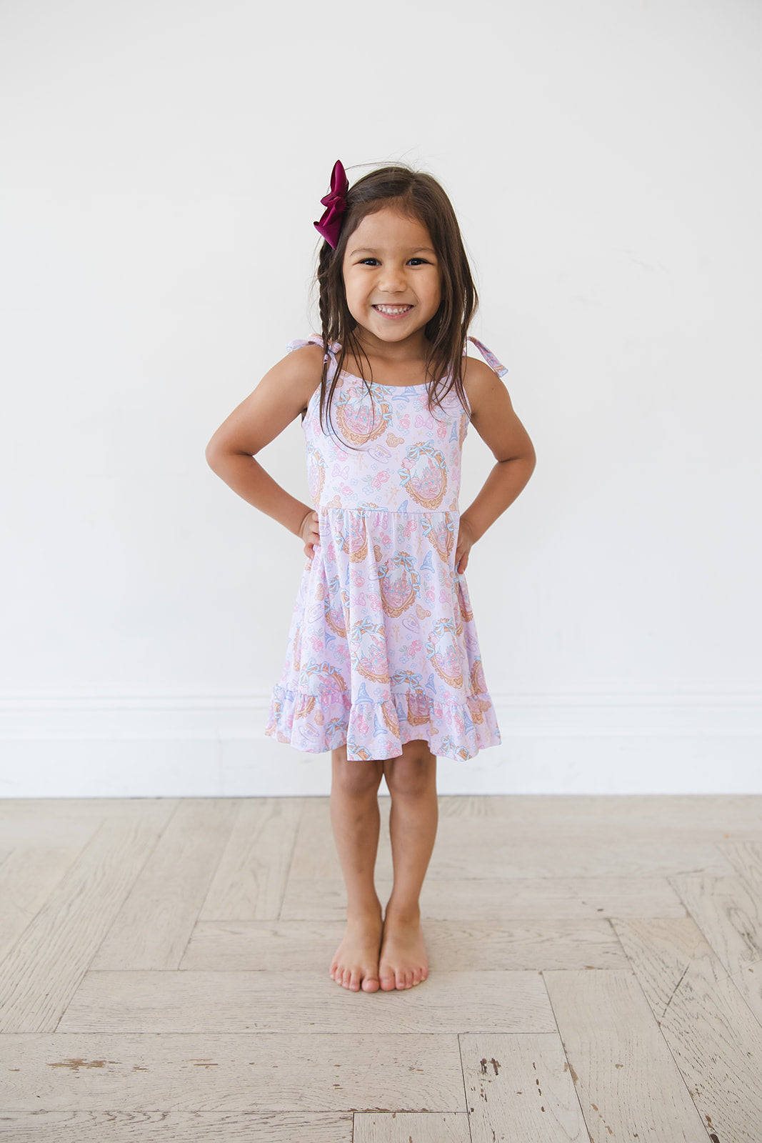 When You Wish - Twirl Dress Blush Lotus