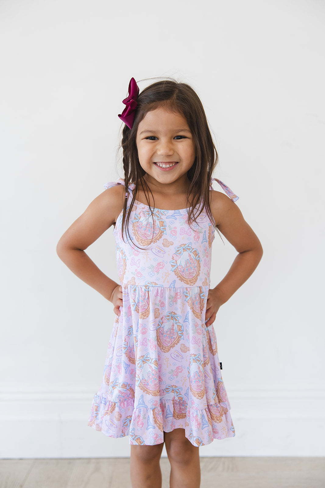 When You Wish - Twirl Dress Blush Lotus