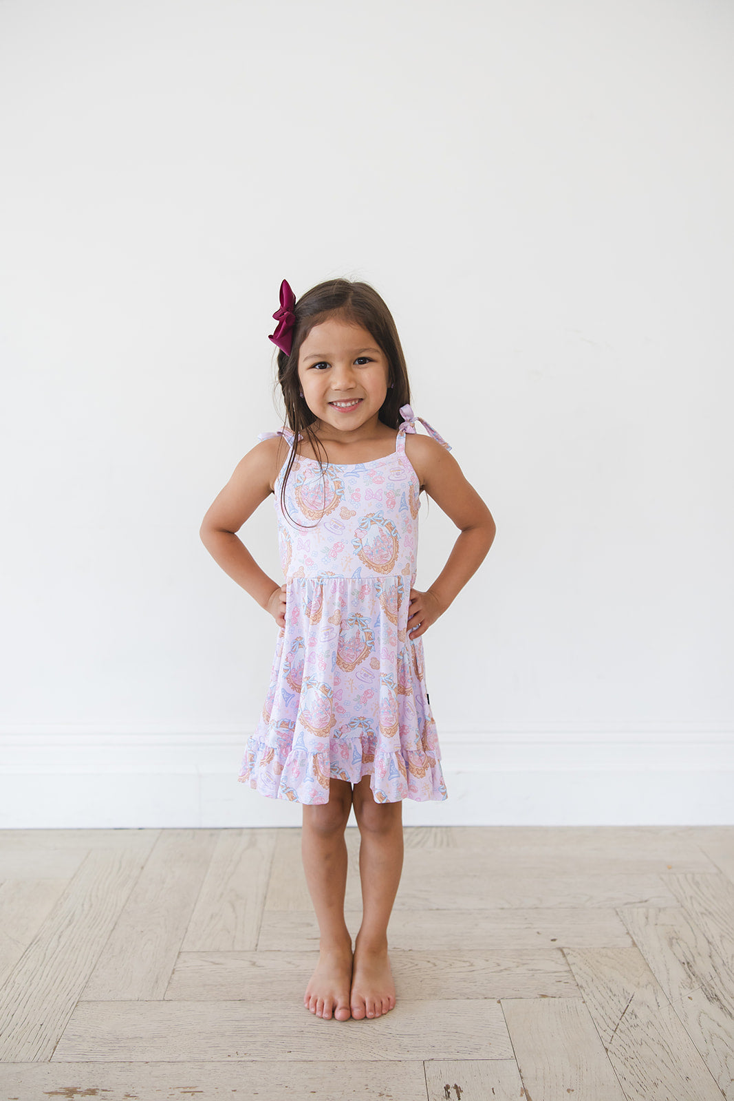 When You Wish - Twirl Dress Blush Lotus