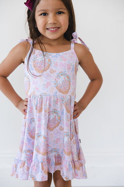 When You Wish - Twirl Dress Blush Lotus