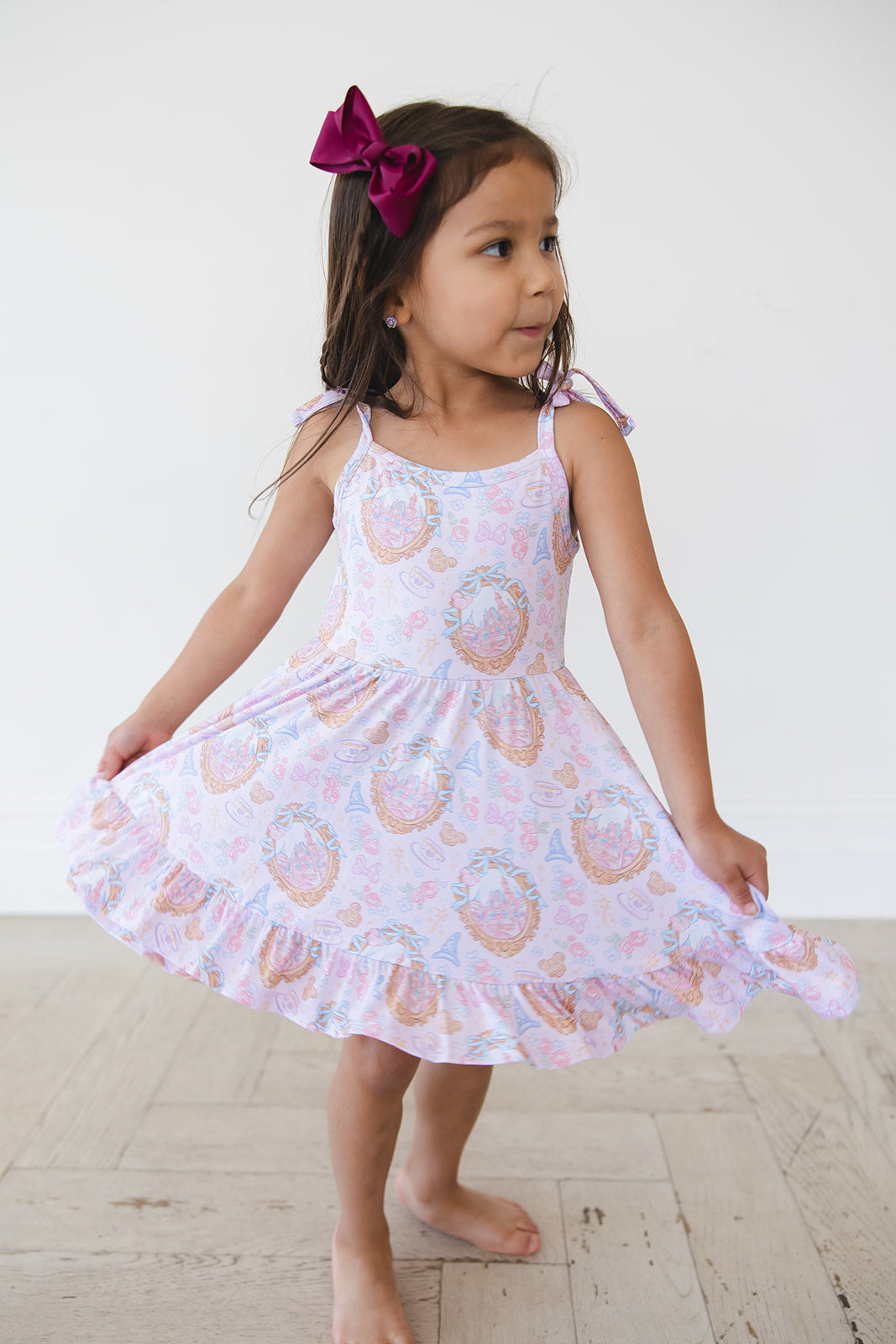 When You Wish - Twirl Dress Blush Lotus