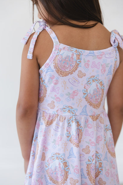 When You Wish - Twirl Dress Blush Lotus
