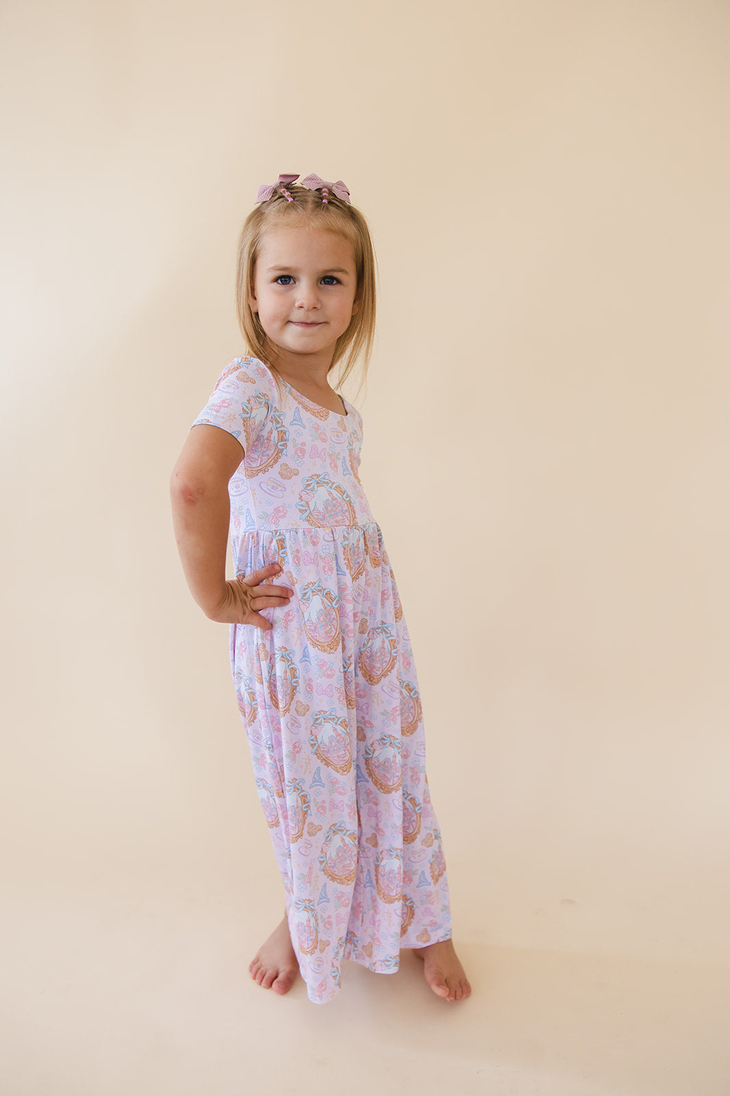 When You Wish - Wide-leg Romper Blush Lotus