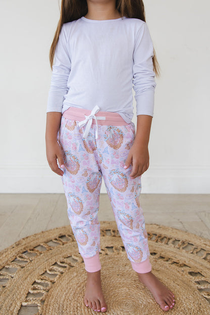 When You Wish - Bamboo Terry Jogger Blush Lotus