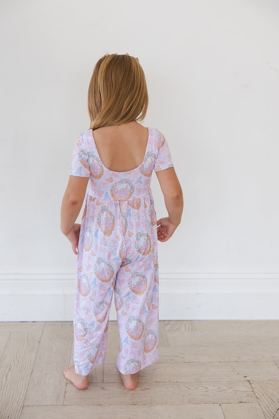 When You Wish - Wide-leg Romper Blush Lotus