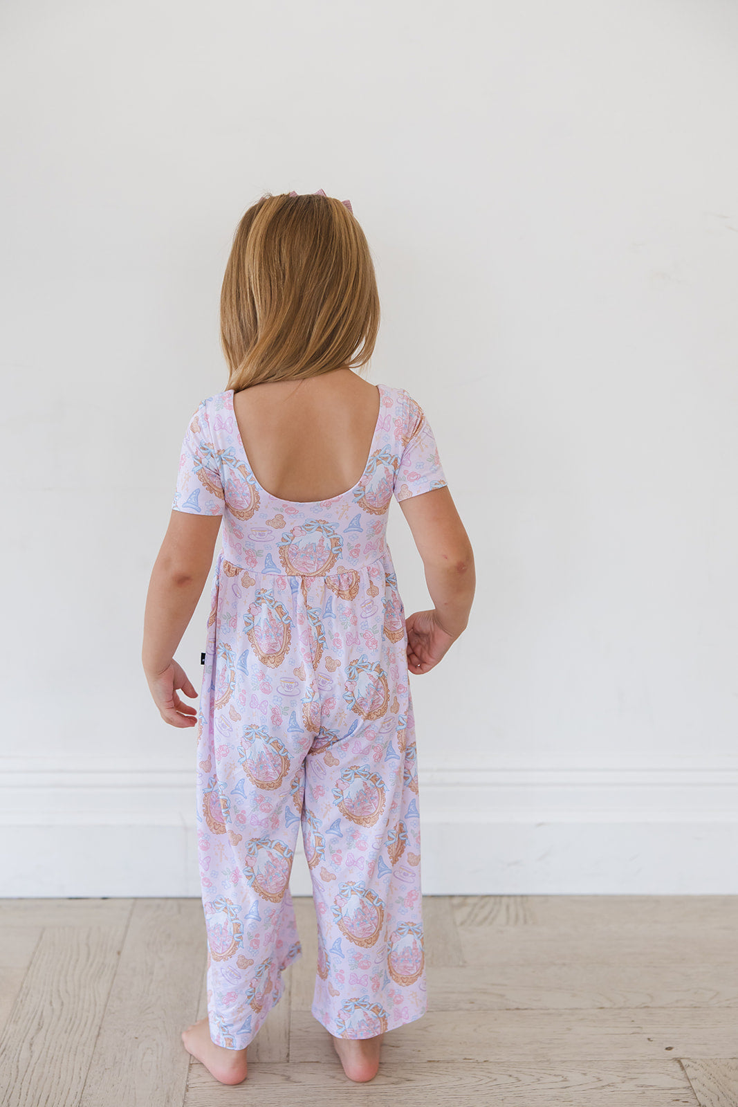 When You Wish - Wide-leg Romper Blush Lotus
