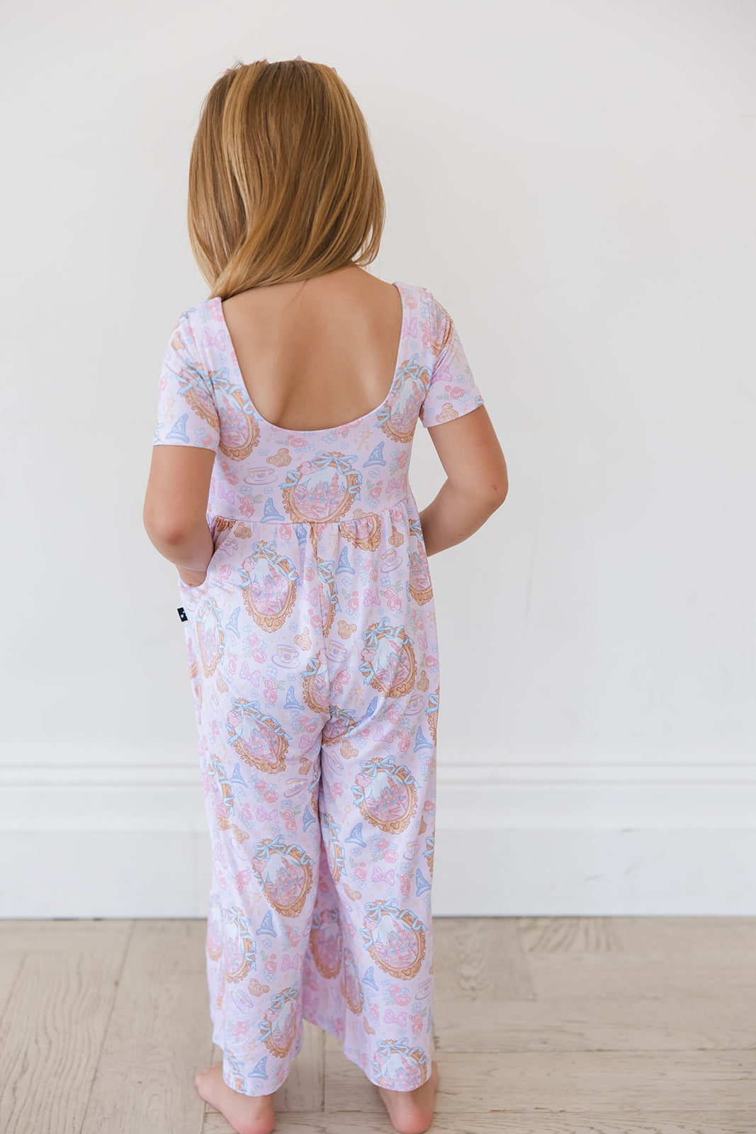 When You Wish - Wide-leg Romper Blush Lotus