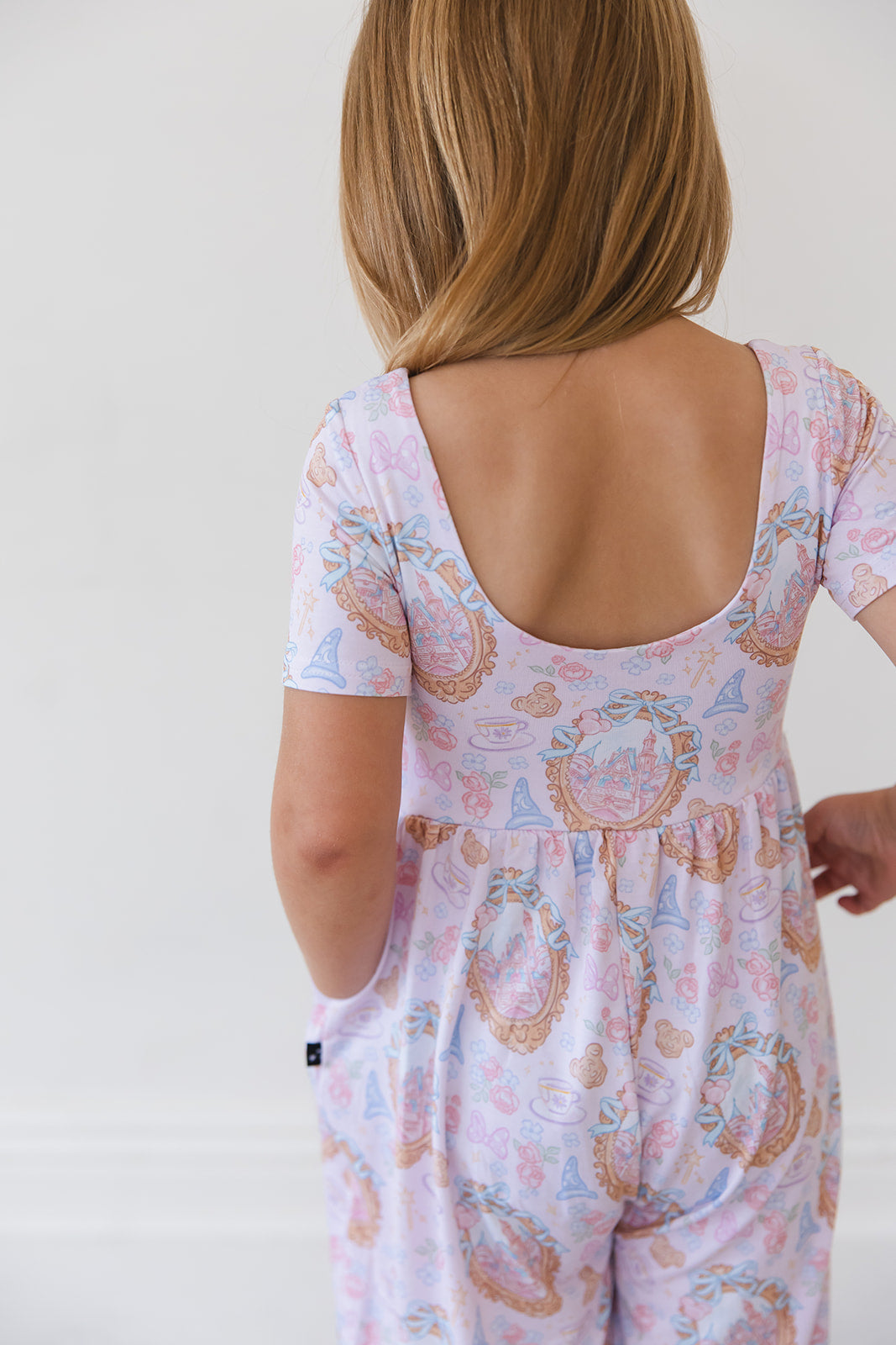When You Wish - Wide-leg Romper Blush Lotus