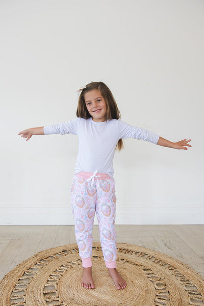 When You Wish - Bamboo Terry Jogger Blush Lotus