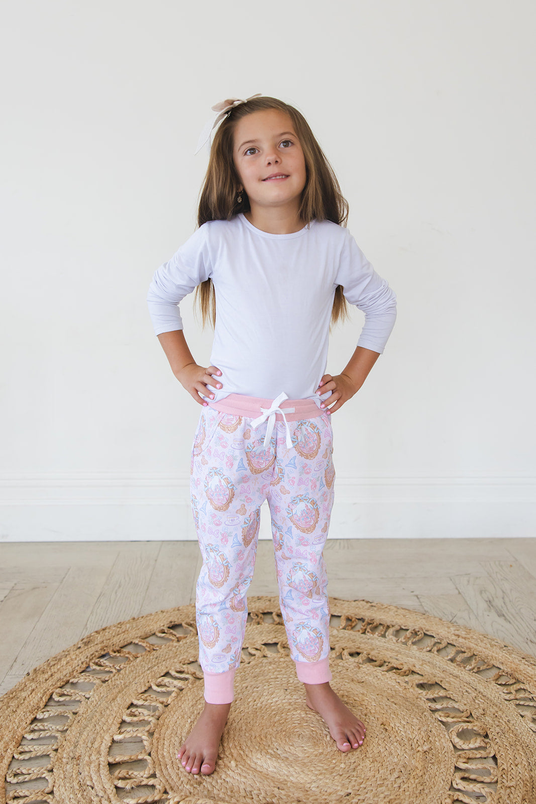 When You Wish - Bamboo Terry Jogger Blush Lotus