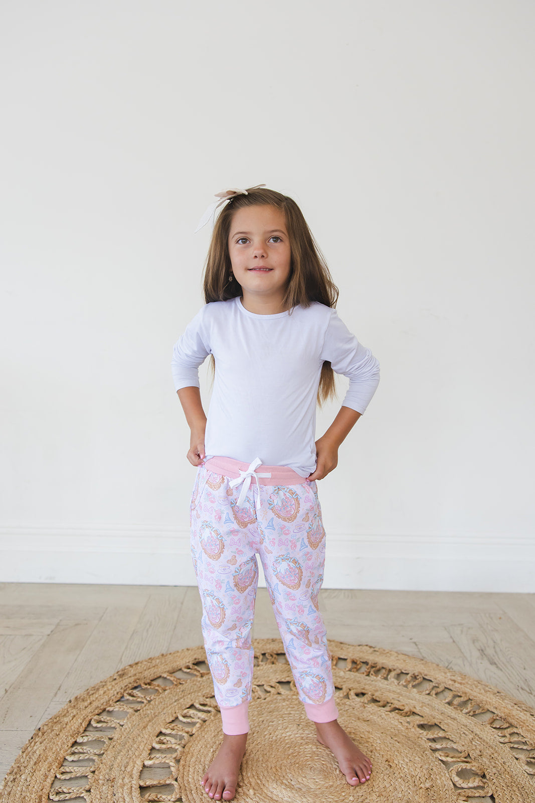 When You Wish - Bamboo Terry Jogger Blush Lotus