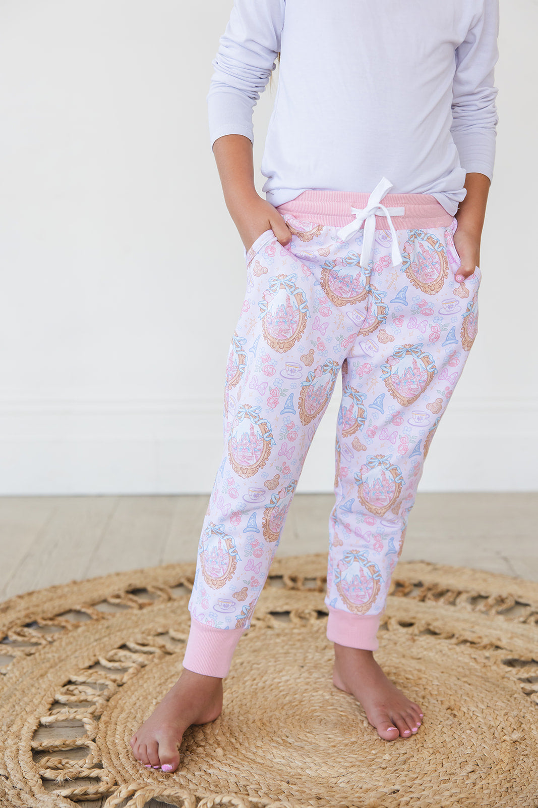When You Wish - Bamboo Terry Jogger Blush Lotus