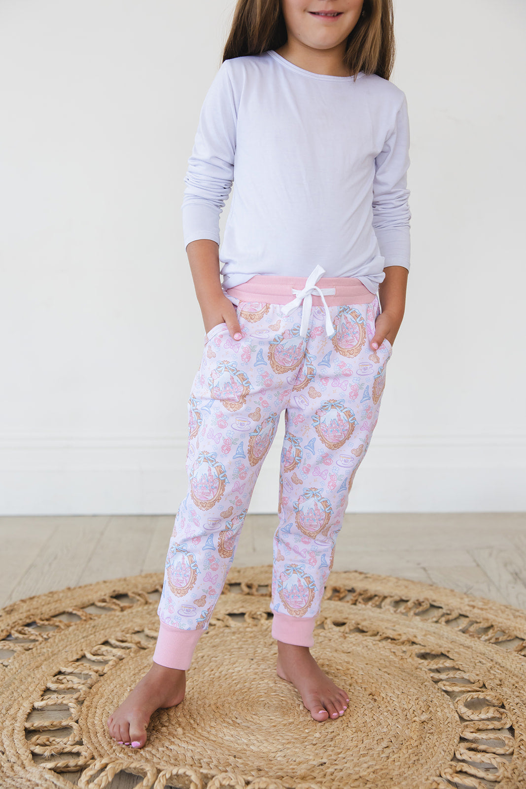 When You Wish - Bamboo Terry Jogger Blush Lotus