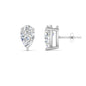 Diamond Pear Cut 3 Prong Earring Fascinating Diamonds