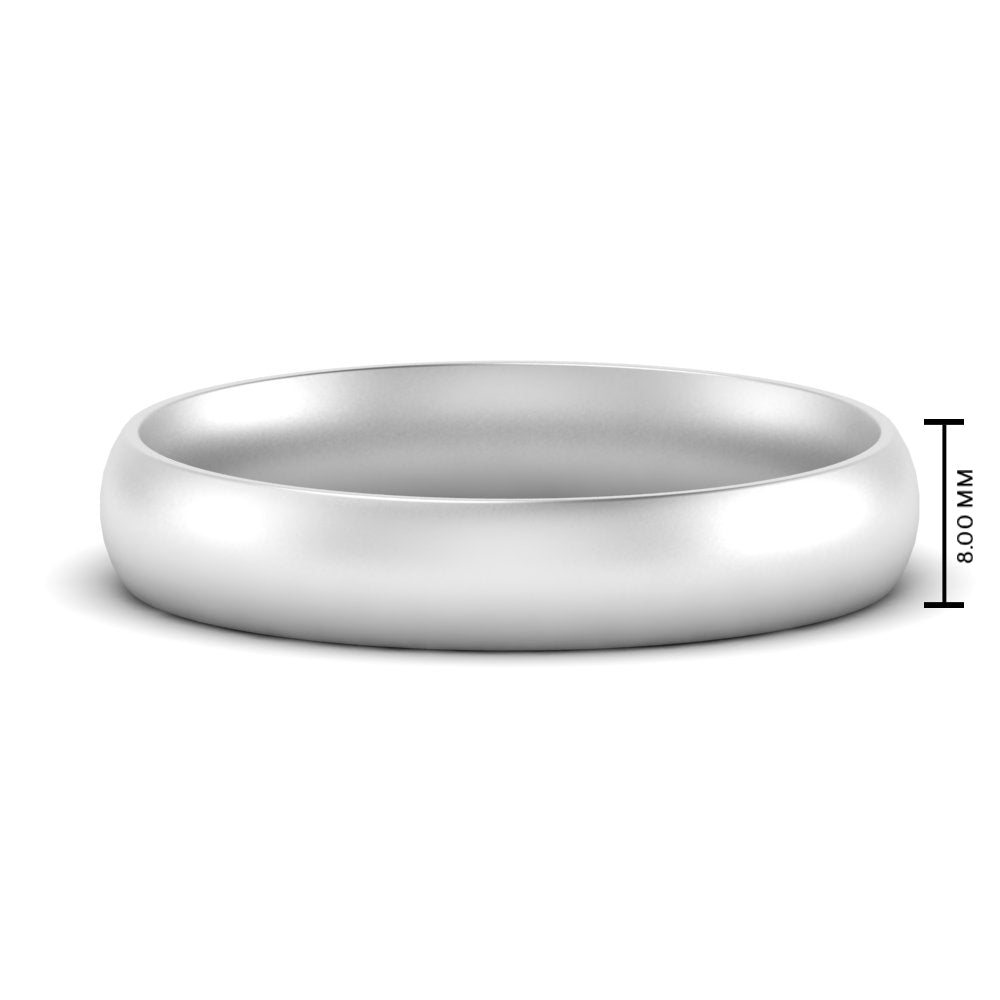 Comfort Fit Mens Wedding Band Fascinating Diamonds