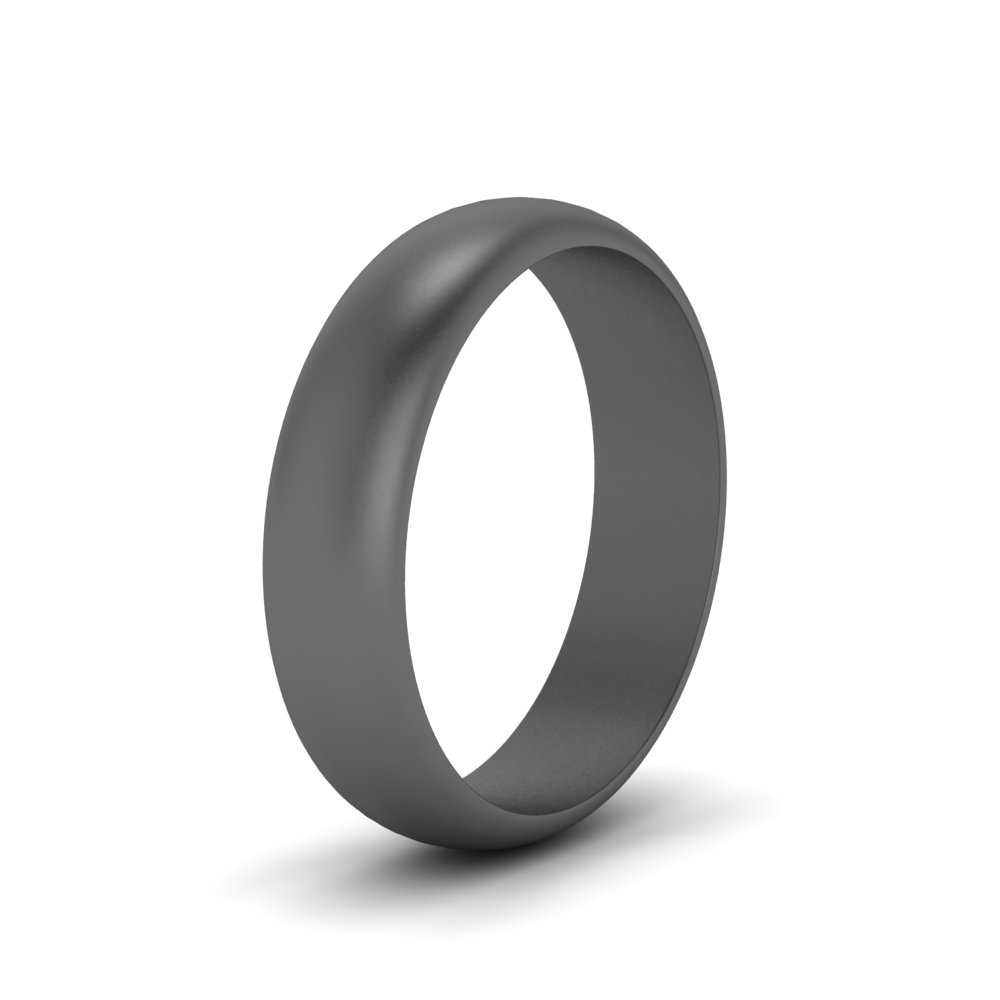 Low Dome 6mm Men Wedding Band Fascinating Diamonds
