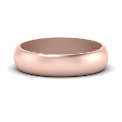 Low Dome 6mm Men Wedding Band Fascinating Diamonds