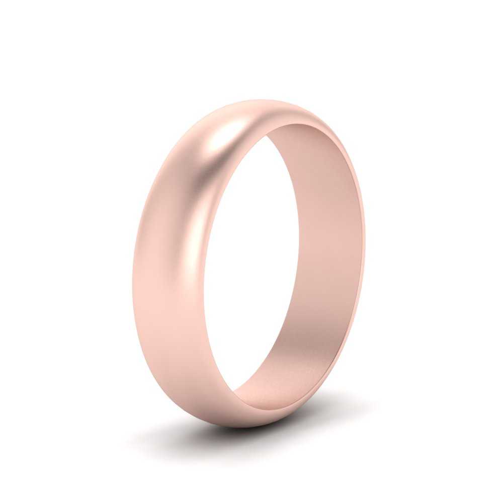 Low Dome 6mm Men Wedding Band Fascinating Diamonds