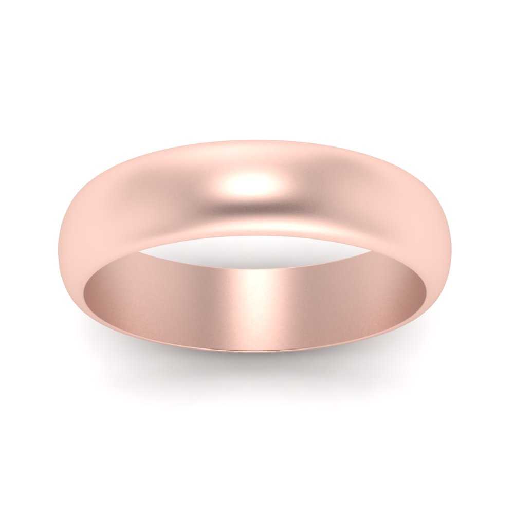 Low Dome 6mm Men Wedding Band Fascinating Diamonds