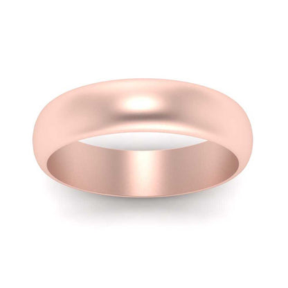 Low Dome 6mm Men Wedding Band Fascinating Diamonds